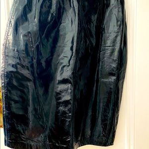 Leather skirt